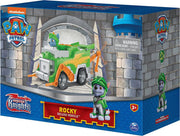 Paw Patrol Rescue Knights - Rocky Deluxe Transforming Vehicle